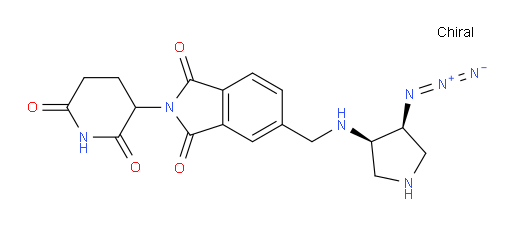 5-((((3R,4S)-4-azidopyrrolidin-3-yl)amino)methyl)-2-(2,6-dioxopiperidin-3-yl)isoindoline-1,3-dione