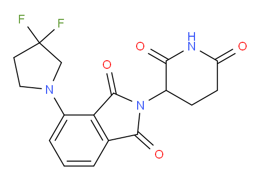 4-(3,3-difluoropyrrolidin-1-yl)-2-(2,6-dioxopiperidin-3-yl)isoindoline-1,3-dione