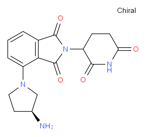 4-((S)-3-aminopyrrolidin-1-yl)-2-(2,6-dioxopiperidin-3-yl)isoindoline-1,3-dione