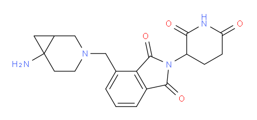 4-((6-amino-3-azabicyclo[4.1.0]heptan-3-yl)methyl)-2-(2,6-dioxopiperidin-3-yl)isoindoline-1,3-dione