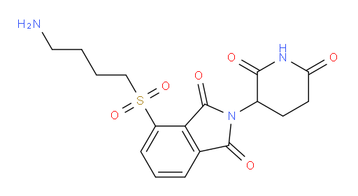 4-((4-aminobutyl)sulfonyl)-2-(2,6-dioxopiperidin-3-yl)isoindoline-1,3-dione