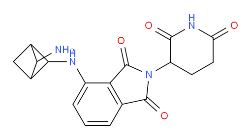 4-((4-aminobicyclo[1.1.1]pentan-2-yl)amino)-2-(2,6-dioxopiperidin-3-yl)isoindoline-1,3-dione