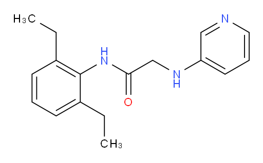 N-(2,6-diethylphenyl)-2-(pyridin-3-ylamino)acetamide