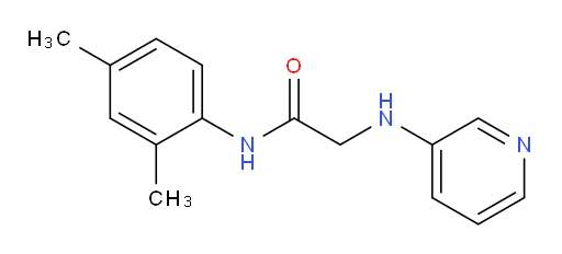 N-(2,4-dimethylphenyl)-2-(pyridin-3-ylamino)acetamide