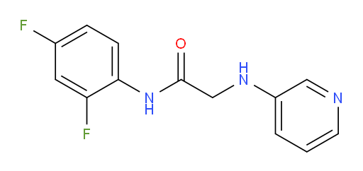 N-(2,4-difluorophenyl)-2-(pyridin-3-ylamino)acetamide