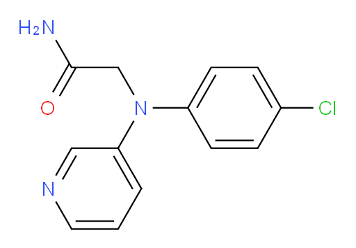 2-((4-chlorophenyl)(pyridin-3-yl)amino)acetamide