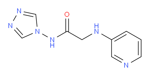 2-(pyridin-3-ylamino)-N-(4H-1,2,4-triazol-4-yl)acetamide