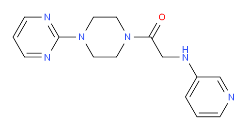 2-(pyridin-3-ylamino)-1-(4-(pyrimidin-2-yl)piperazin-1-yl)ethanone