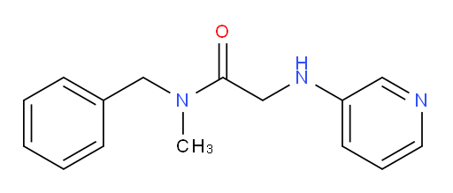 N-benzyl-N-methyl-2-(pyridin-3-ylamino)acetamide