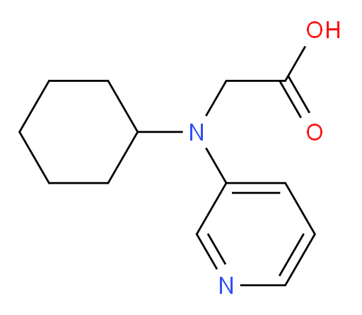2-(cyclohexyl(pyridin-3-yl)amino)acetic acid
