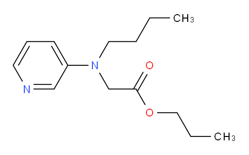 propyl 2-(butyl(pyridin-3-yl)amino)acetate