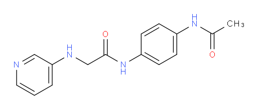 N-(4-acetamidophenyl)-2-(pyridin-3-ylamino)acetamide
