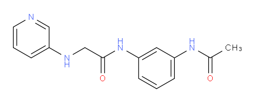 N-(3-acetamidophenyl)-2-(pyridin-3-ylamino)acetamide