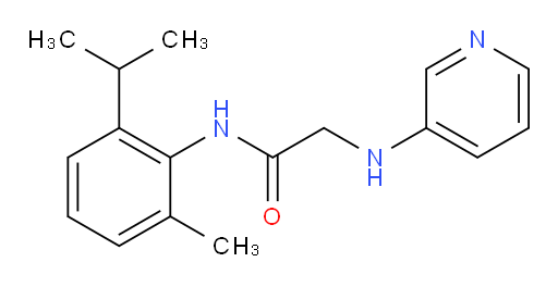 N-(2-isopropyl-6-methylphenyl)-2-(pyridin-3-ylamino)acetamide