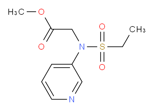 methyl 2-(N-(pyridin-3-yl)ethylsulfonamido)acetate