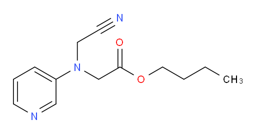 butyl 2-((cyanomethyl)(pyridin-3-yl)amino)acetate