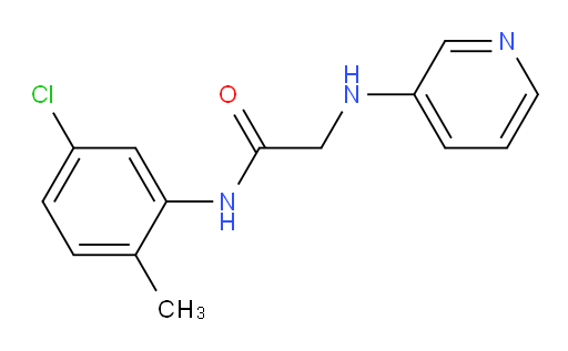 N-(5-chloro-2-methylphenyl)-2-(pyridin-3-ylamino)acetamide