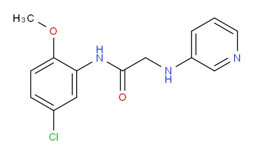 N-(5-chloro-2-methoxyphenyl)-2-(pyridin-3-ylamino)acetamide
