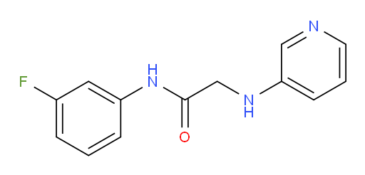 N-(3-fluorophenyl)-2-(pyridin-3-ylamino)acetamide