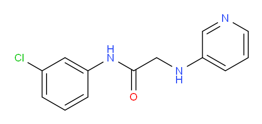 N-(3-chlorophenyl)-2-(pyridin-3-ylamino)acetamide