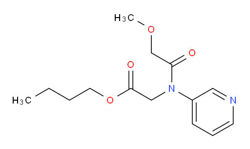 butyl 2-(2-methoxy-N-(pyridin-3-yl)acetamido)acetate