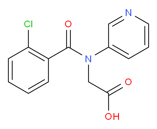 2-(2-chloro-N-(pyridin-3-yl)benzamido)acetic acid