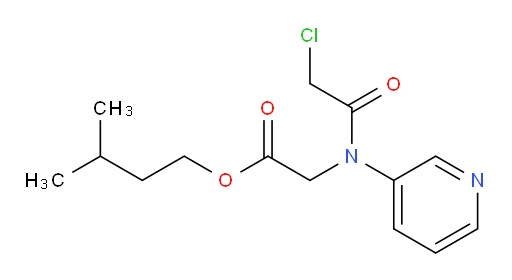 isopentyl 2-(2-chloro-N-(pyridin-3-yl)acetamido)acetate