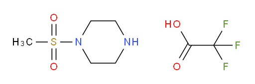 1-(methylsulfonyl)piperazine 2,2,2-trifluoroacetate