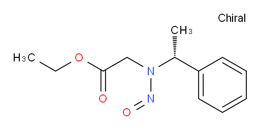 (R)-ethyl 2-(nitroso(1-phenylethyl)amino)acetate