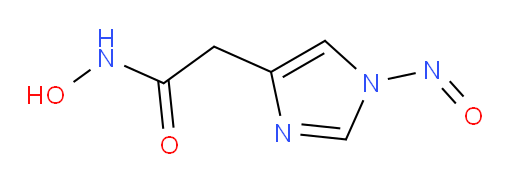 N-hydroxy-2-(1-nitroso-1H-imidazol-4-yl)acetamide