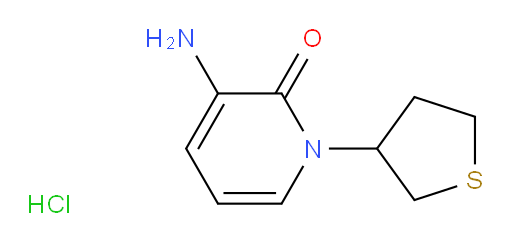 3-amino-1-(tetrahydrothiophen-3-yl)pyridin-2(1H)-one hydrochloride