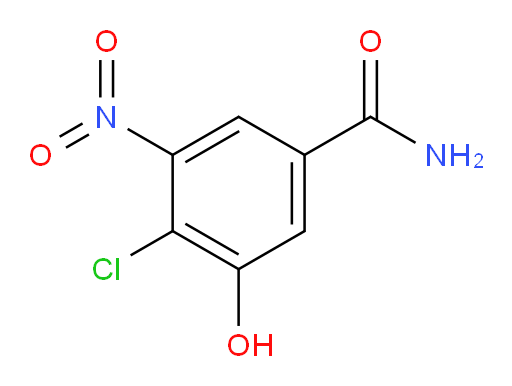 4-chloro-3-hydroxy-5-nitrobenzamide