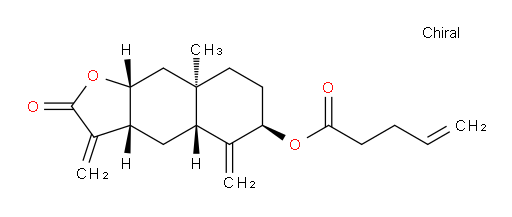 (3aR,4aR,6R,8aR,9aR)-8a-methyl-3,5-dimethylene-2-oxododecahydronaphtho[2,3-b]furan-6-yl pent-4-enoate