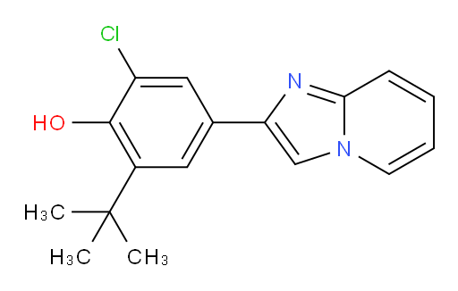 2-(tert-butyl)-6-chloro-4-(imidazo[1,2-a]pyridin-2-yl)phenol