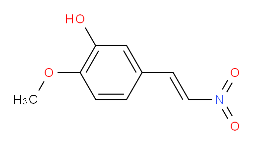 (E)-2-methoxy-5-(2-nitrovinyl)phenol