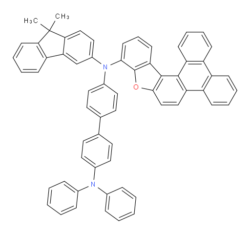 N4-(9,9-dimethyl-9H-fluoren-3-yl)-N4',N4'-diphenyl-N4-(triphenyleno[2,1-b]benzofuran-8-yl)-[1,1'-biphenyl]-4,4'-diamine