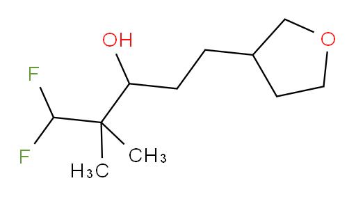 1,1-difluoro-2,2-dimethyl-5-(tetrahydrofuran-3-yl)pentan-3-ol