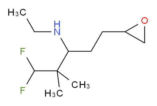 N-ethyl-1,1-difluoro-2,2-dimethyl-5-(oxiran-2-yl)pentan-3-amine