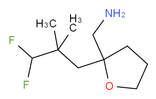 (2-(3,3-difluoro-2,2-dimethylpropyl)tetrahydrofuran-2-yl)methanamine