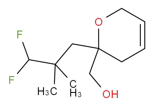 (2-(3,3-difluoro-2,2-dimethylpropyl)-3,6-dihydro-2H-pyran-2-yl)methanol