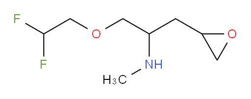 1-(2,2-difluoroethoxy)-N-methyl-3-(oxiran-2-yl)propan-2-amine