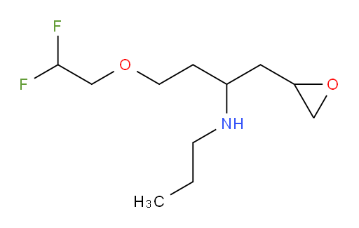 4-(2,2-difluoroethoxy)-1-(oxiran-2-yl)-N-propylbutan-2-amine