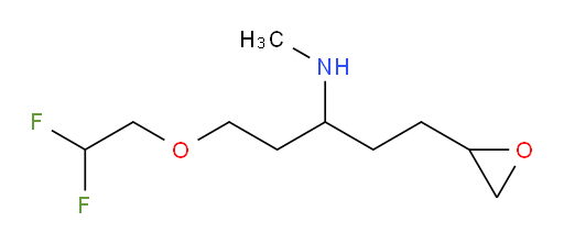 1-(2,2-difluoroethoxy)-N-methyl-5-(oxiran-2-yl)pentan-3-amine