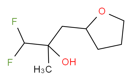 1,1-difluoro-2-methyl-3-(tetrahydrofuran-2-yl)propan-2-ol
