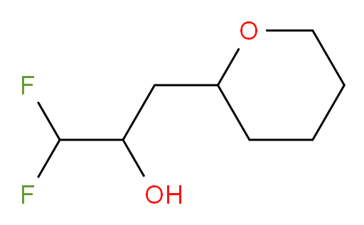 1,1-difluoro-3-(tetrahydro-2H-pyran-2-yl)propan-2-ol