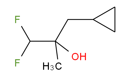 3-cyclopropyl-1,1-difluoro-2-methylpropan-2-ol