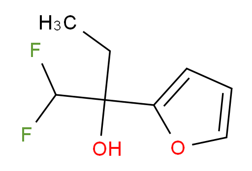 1,1-difluoro-2-(furan-2-yl)butan-2-ol