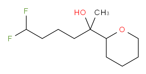 6,6-difluoro-2-(tetrahydro-2H-pyran-2-yl)hexan-2-ol