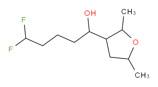 1-(2,5-dimethyltetrahydrofuran-3-yl)-5,5-difluoropentan-1-ol