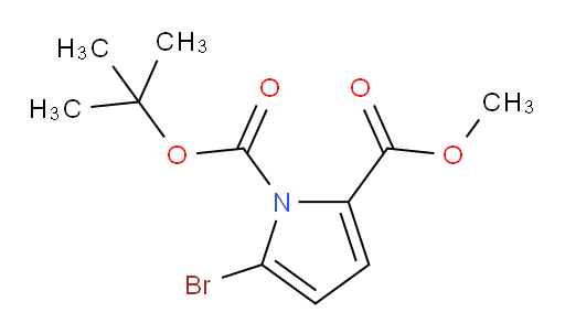 1-tert-butyl 2-methyl 5-bromo-1H-pyrrole-1,2-dicarboxylate